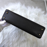 ジバンシィ サークル金具 レザー 2way ハンドバッグ ショルダーバッグ 自立型 ブラック - NEWSED