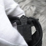 プラダ テスートナイロン / サフィアーノレザー 三角プレート 2way ハンドバッグ ショルダーバッグ ブラック - NEWSED