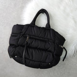 プラダ ナイロン キルティング 2way ハンドバッグ ショルダーバッグ トライアングルロゴ ブラック - NEWSED