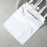 エムエムシックス メゾンマルジェラ ロゴ キャンバス 2way トートバッグ ハンドバッグ ホワイト タグ付き未使用品 - NEWSED