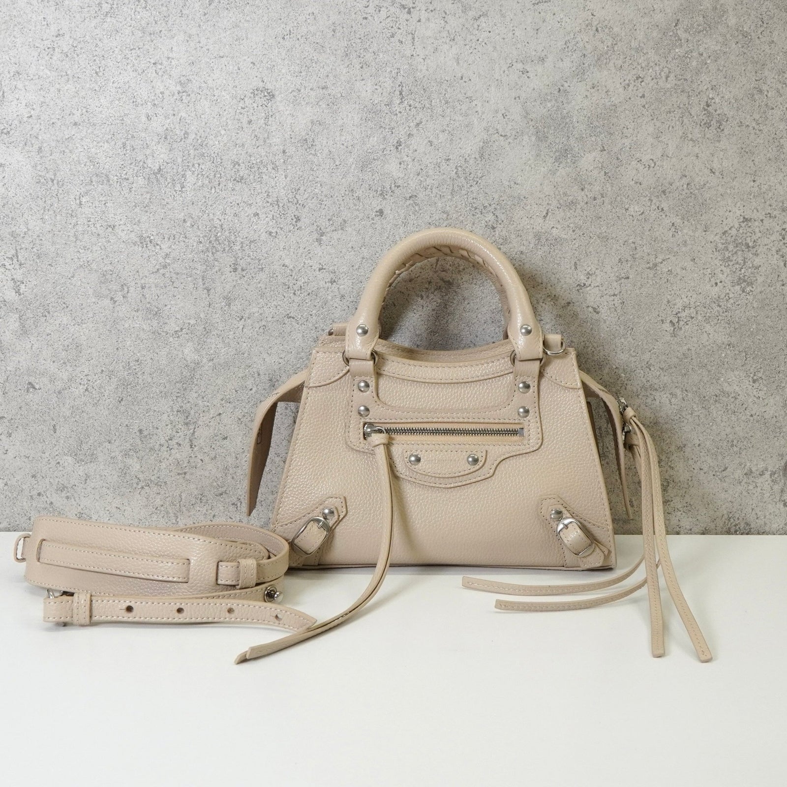 Balenciaga Neo Classic City Mini Leather 2-Way Handbag/Shoulder 