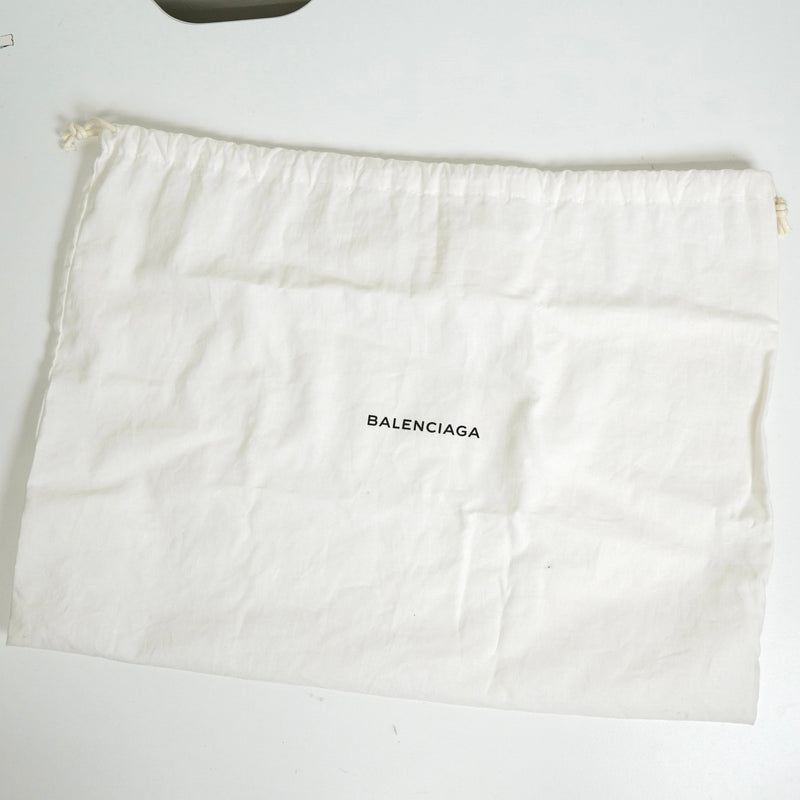 バレンシアガ メタリック エッジ シティ レザー 2way ハンドバッグ ショルダーバッグ グレー - NEWSED