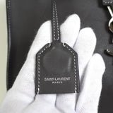 サンローラン ベイビーカバス レザー 2way ハンドバッグ ショルダーバッグ グレー - NEWSED