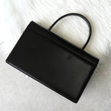 ジバンシィ ロゴ金具 レザー 2way ハンドバッグ / ショルダーバッグ ブラック - NEWSED