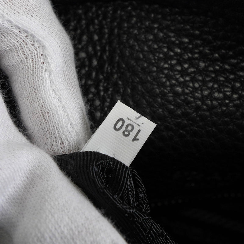 プラダ サフィアーノ レザー 2way トートバッグ ショルダーバッグ ブラック - NEWSED