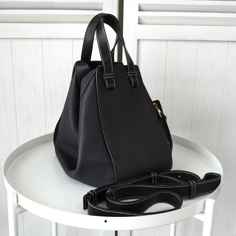 ロエベ ハンモック スモール レザー 2way ハンドバッグ ショルダー