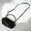 プラダ レザー リボン 2way ハンドバッグ ショルダーバッグ ブラック ギャランティーカード付き