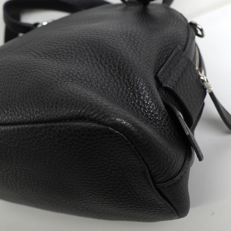 プラダ サフィアーノ レザー 2way トートバッグ ショルダーバッグ ブラック - NEWSED