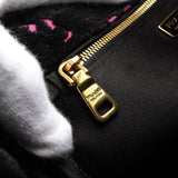 プラダ カナパ パイル 花柄 2way ハンドバッグ ショルダーバッグ ブラック - NEWSED