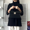 ジバンシィ ロゴ金具 レザー 2way ハンドバッグ / ショルダーバッグ ブラック
