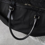 プラダ ポコノ テスート ナイロン/ レザー 2way ボストンバッグ ブラック - NEWSED