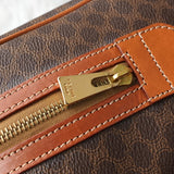 セリーヌ マカダム 2way ミニボストンバッグ ショルダーバッグ ブラウン - NEWSED