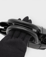 プラダ レザー カナパ 2way ハンドバッグ ショルダーバッグ ブラック - NEWSED