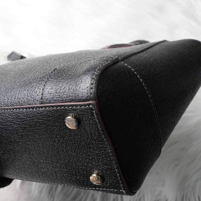 ヴィヴィアン ウエストウッド オーブ レザー 2way ハンドバッグ ショルダーバッグ ブラック - NEWSED