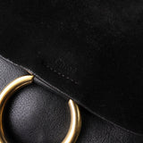 クロエ フェイ スエード レザー 2way リュックサック ショルダーバッグ ブラック / ゴールド - NEWSED