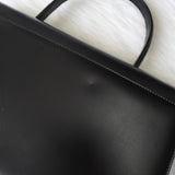 ジバンシィ ロゴ金具 レザー 2way ハンドバッグ / ショルダーバッグ ブラック - NEWSED