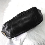 プラダ レザー リボン 2way ハンドバッグ ショルダーバッグ ブラック ギャランティーカード付き - NEWSED