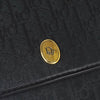 クリスチャン ディオール プッシュロック トロッター 2way キャンバス / レザー チェーン ショルダーバッグ ブラック