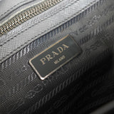 プラダ ガレリア サフィアーノレザー 2way ハンドバッグ ショルダーバッグ グレー - NEWSED