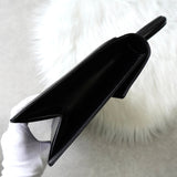 ジバンシィ ロゴ金具 レザー 2way ハンドバッグ / ショルダーバッグ ブラック - NEWSED