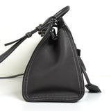 サンローラン ベイビーカバス レザー 2way ハンドバッグ ショルダーバッグ グレー - NEWSED