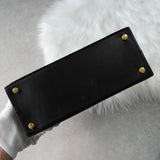 サルバトーレ フェラガモ ヴァラリボン 2way レザー ハンドバッグ ショルダーバッグ 自立型 ブラック - NEWSED