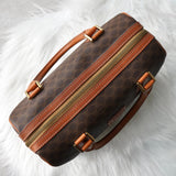 セリーヌ マカダム 2way ミニボストンバッグ ショルダーバッグ ブラウン - NEWSED