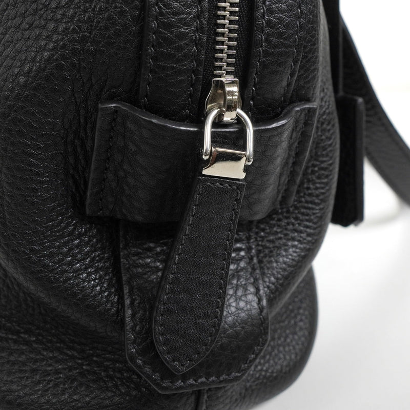 プラダ サフィアーノ レザー 2way トートバッグ ショルダーバッグ ブラック - NEWSED