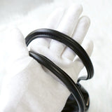 メゾンマルジェラ エムエムシックス レザー 2way ジャパニーズバッグ ハンドバッグ ショルダーバッグ ブラック - NEWSED