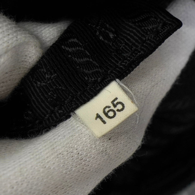 プラダ テスート ポコノ ナイロン トライアングルロゴ ギャザー 2way ハンドバッグ ショルダーバッグ ブラック - NEWSED