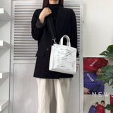 メゾンマルジェラ エムエムシックス レザー 2way ショルダーバッグ ハンドバッグ ホワイト - NEWSED