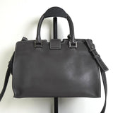 サンローラン ベイビーカバス レザー 2way ハンドバッグ ショルダーバッグ グレー - NEWSED