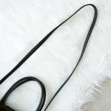 メゾンマルジェラ エムエムシックス レザー 2way ジャパニーズバッグ ハンドバッグ ショルダーバッグ ブラック - NEWSED