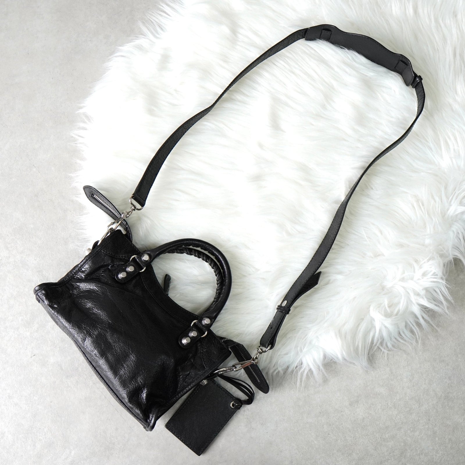 バレンシアガ ジャイアント ミニシティ レザー 2way