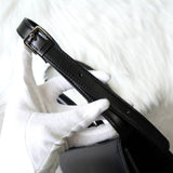 ジバンシィ ロゴ金具 レザー 2way ハンドバッグ / ショルダーバッグ ブラック - NEWSED