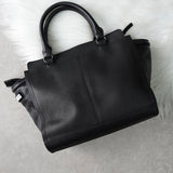 ディーゼル アイコン レザー 2way ハンドバッグ ショルダーバッグ ブラック - NEWSED