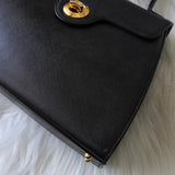 ジバンシィ サークル金具 レザー 2way ハンドバッグ ショルダーバッグ 自立型 ブラック - NEWSED