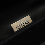 ジバンシィ ロゴ金具 レザー 2way ハンドバッグ / ショルダーバッグ ブラック - NEWSED