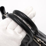 プラダ レザー 2way ハンドバッグ ショルダーバッグ 三角プレート ブラック - NEWSED