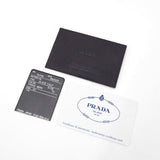 プラダ レザー 2way ハンドバッグ ショルダーバッグ 三角プレート ブラック - NEWSED