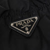プラダ テスート ポコノ ナイロン トライアングルロゴ ギャザー 2way ハンドバッグ ショルダーバッグ ブラック