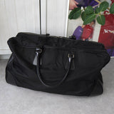 プラダ ポコノ テスート ナイロン/ レザー 2way ボストンバッグ ブラック - NEWSED