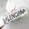 Balenciaga Classic City 皮革涂鸦两用手提包/单肩包（白色）
