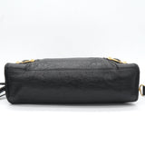 バレンシアガ クラシックシティ レザー 2way ハンドバッグ ショルダーバッグ ネイビー - NEWSED
