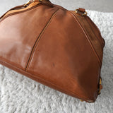 イヴ サンローラン ヴィンテージ 2way トートバッグ ハンドバッグ ショルダーバッグ キャメル - NEWSED