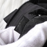 プラダ ナイロン / レザー ギャザー 2way ハンドバッグ ショルダーバッグ ブラック - NEWSED