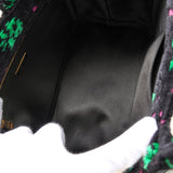 プラダ カナパ パイル 花柄 2way ハンドバッグ ショルダーバッグ ブラック - NEWSED