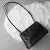 プラダ サフィアーノ レザー 三角プレート 2WAY ハンドバッグ ショルダーバッグ ブラック