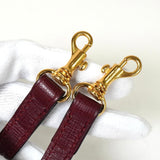 カルティエ マスト レザー 2way ミニボストンバッグ ショルダーバッグ ボルドー - NEWSED