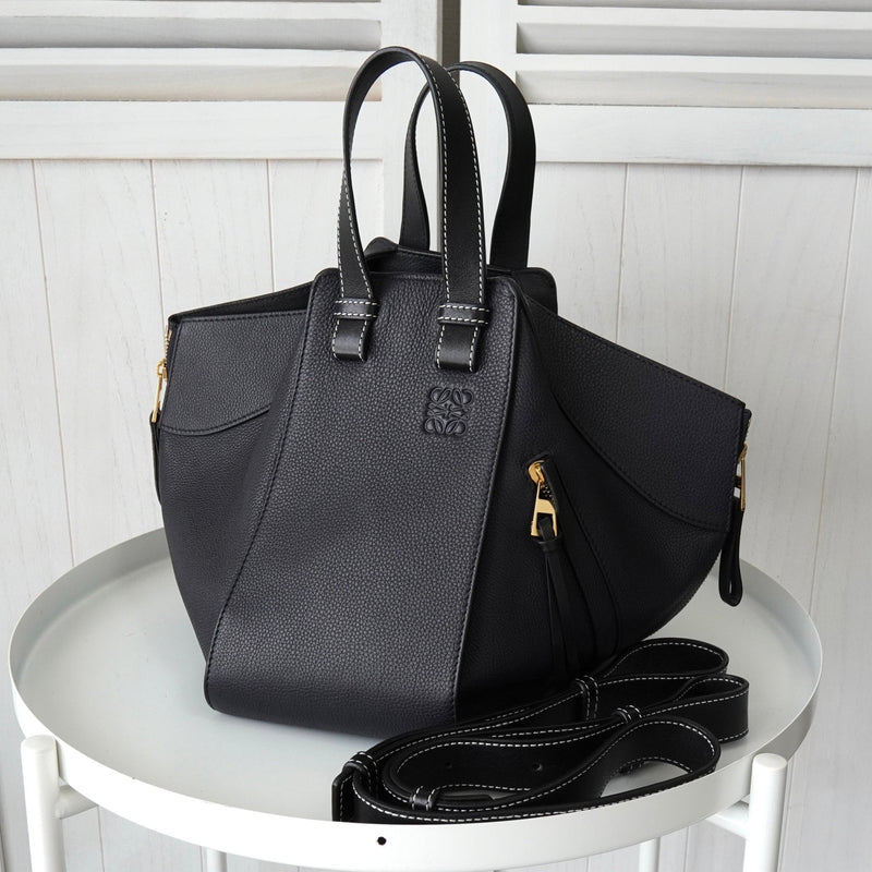 ロエベ ハンモック スモール レザー 2way ハンドバッグ ショルダー